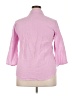 Unbranded 100% Polyester Pink 3/4 Sleeve Blouse Size XXL - photo 2