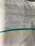 Unbranded 100% Cotton Stripes Ivory 3/4 Sleeve Button-Down Shirt Size M (estimated) - photo 7
