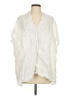 Zara Solid White Ivory 3/4 Sleeve Blouse Size XS - photo 1