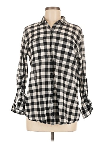 MICHAEL Michael Kors Long Sleeve Button-Down Shirt (view 1)