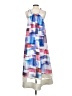 SB 100% Polyester Graphic Blue Cocktail Dress Size XS - photo 2