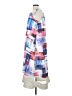 SB 100% Polyester Graphic Blue Cocktail Dress Size XS - photo 5