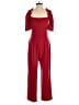 MNG Solid Red Jumpsuit Size XXS - photo 2