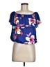 Sienna Sky 100% Polyester Blue Short Sleeve Blouse Size M - photo 1