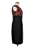 AB Studio 100% Polyester Graphic Black Cocktail Dress Size 12 - photo 4