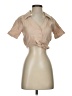 Sage the Label Tan Short Sleeve Blouse Size XS - photo 1