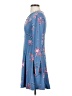 Mudd Floral Blue Casual Dress Size S - photo 5