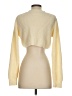 Shein 100% Acrylic Color Block Yellow Turtleneck Sweater Size S - photo 2