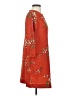 MNG Suit 100% Polyester Print Orange Casual Dress Size 4 - photo 4