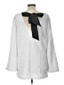 Unbranded Silver Long Sleeve Blouse Size L (estimated) - photo 2