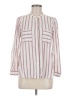 Ann Taylor LOFT Stripes Ivory Long Sleeve Blouse Size M - photo 1