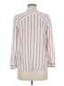 Ann Taylor LOFT Stripes Ivory Long Sleeve Blouse Size M - photo 2