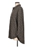 12th Tribe Print Black Long Sleeve Blouse Size M - photo 5