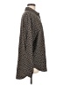 12th Tribe Print Black Long Sleeve Blouse Size M - photo 4