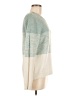 Cupcakes & Cashmere Color Block Teal Pullover Sweater Size M - photo 4
