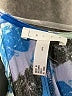 Leith 100% Polyester Graphic Blue Cocktail Dress Size S - photo 7