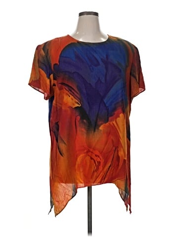 Positive Attitude Short Sleeve Blouse (view 1)