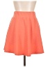 Stoosh Solid Orange Casual Skirt Size L - photo 1