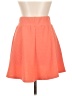 Stoosh Solid Orange Casual Skirt Size L - photo 2