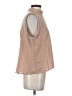 Gracia 100% Polyester Tan Sleeveless Blouse Size S - photo 4