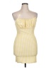No Comment Checkered-gingham Yellow Cocktail Dress Size XL - photo 1