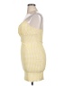 No Comment Checkered-gingham Yellow Cocktail Dress Size XL - photo 5