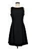 J Howard Solid Black Cocktail Dress Size 6 - photo 1