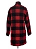 Isabel Marant Plaid Red Wool Coat Size 36 - photo 2