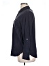 Unbranded Solid Black Long Sleeve Button-Down Shirt Size XL (estimated) - photo 5
