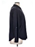Unbranded Solid Black Long Sleeve Button-Down Shirt Size XL (estimated) - photo 4