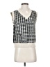 Shein Houndstooth Silver Sweater Vest Size 2 - photo 1