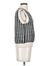 Shein Houndstooth Silver Sweater Vest Size 2 - photo 4