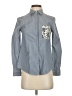 Thakoon Gray Long Sleeve Button-Down Shirt Size XS - photo 1