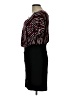 Bisou Bisou Graphic Black Cocktail Dress Size 10 - photo 5