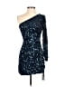 STACEES Stars Blue Cocktail Dress Size 0 - photo 1