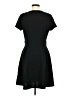 Elle Solid Black Casual Dress Size M - photo 2