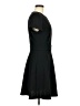Elle Solid Black Casual Dress Size M - photo 4