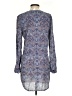 Hinge Paisley Blue Casual Dress Size S - photo 2