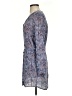 Hinge Paisley Blue Casual Dress Size S - photo 5