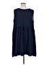 Unbranded Solid Blue Casual Dress Size XL (estimated) - photo 2