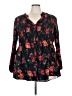 Torrid Black Long Sleeve Blouse Size 4X Plus (4) - photo 1