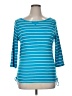 Chaps Blue 3/4 Sleeve T-Shirt Size XL - photo 1