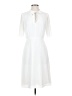 BCBGMAXAZRIA 100% Polyester White Casual Dress Size 4 - photo 1