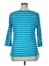 Chaps Blue 3/4 Sleeve T-Shirt Size XL - photo 2