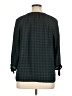 Talbots 100% Polyester Green 3/4 Sleeve Blouse Size XL - photo 2