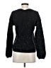 Ann Taylor LOFT Stars Black Pullover Sweater Size XXS - photo 2