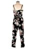 Boohoo Floral Black Jumpsuit Size 6 - photo 2