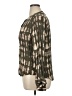 Evereve 100% Viscose Brown Long Sleeve Blouse Size XL - photo 5