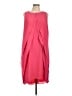Chico's 100% Polyester Solid Pink Cocktail Dress Size Lg (2.5) - photo 1