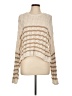 American Eagle Outfitters 100% Cotton Stripes Ivory Pullover Sweater Size L - photo 1
